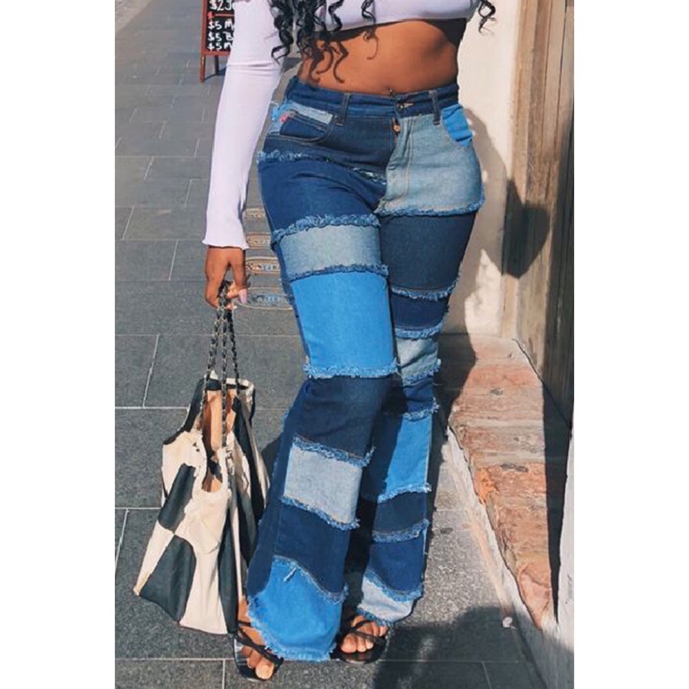 Patchwork jeans